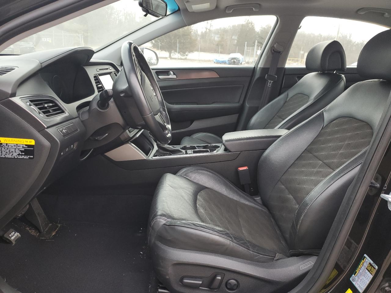 2017 Hyundai Sonata VIN 5NPE34AF3HH529142 Copart auction photo, side / front end damage thumbnail 7