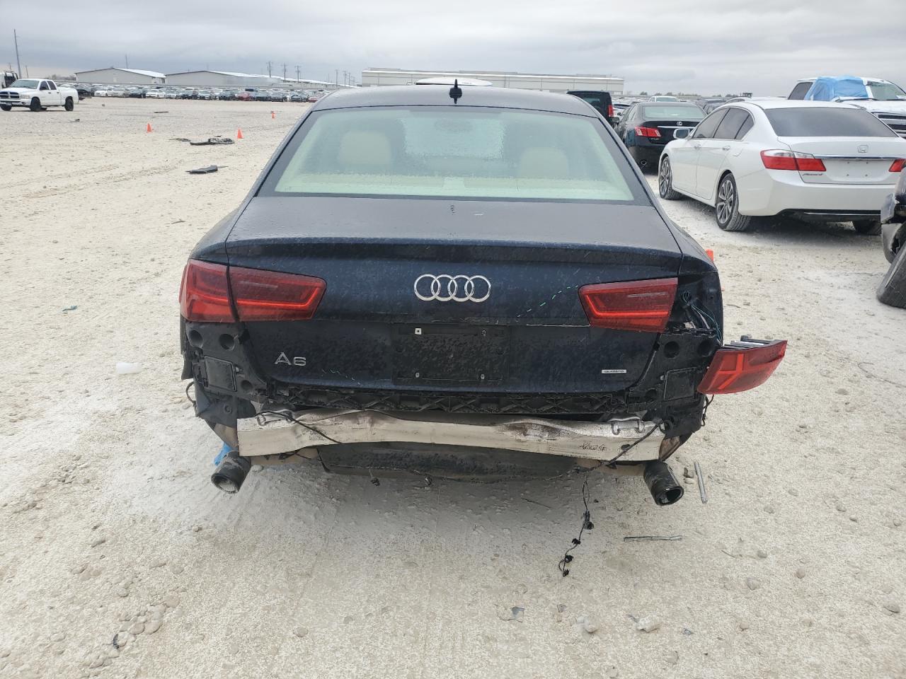 2015 Audi A6 VIN WAUGFAFC1FN040083 Copart auction photo, rear end damage thumbnail 6