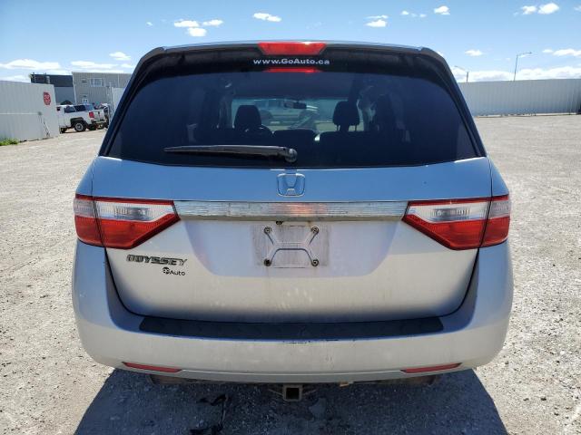 2011 Honda Odyssey VIN 5FNRL5H43BB509068 Copart auction photo, side / front end damage thumbnail 6