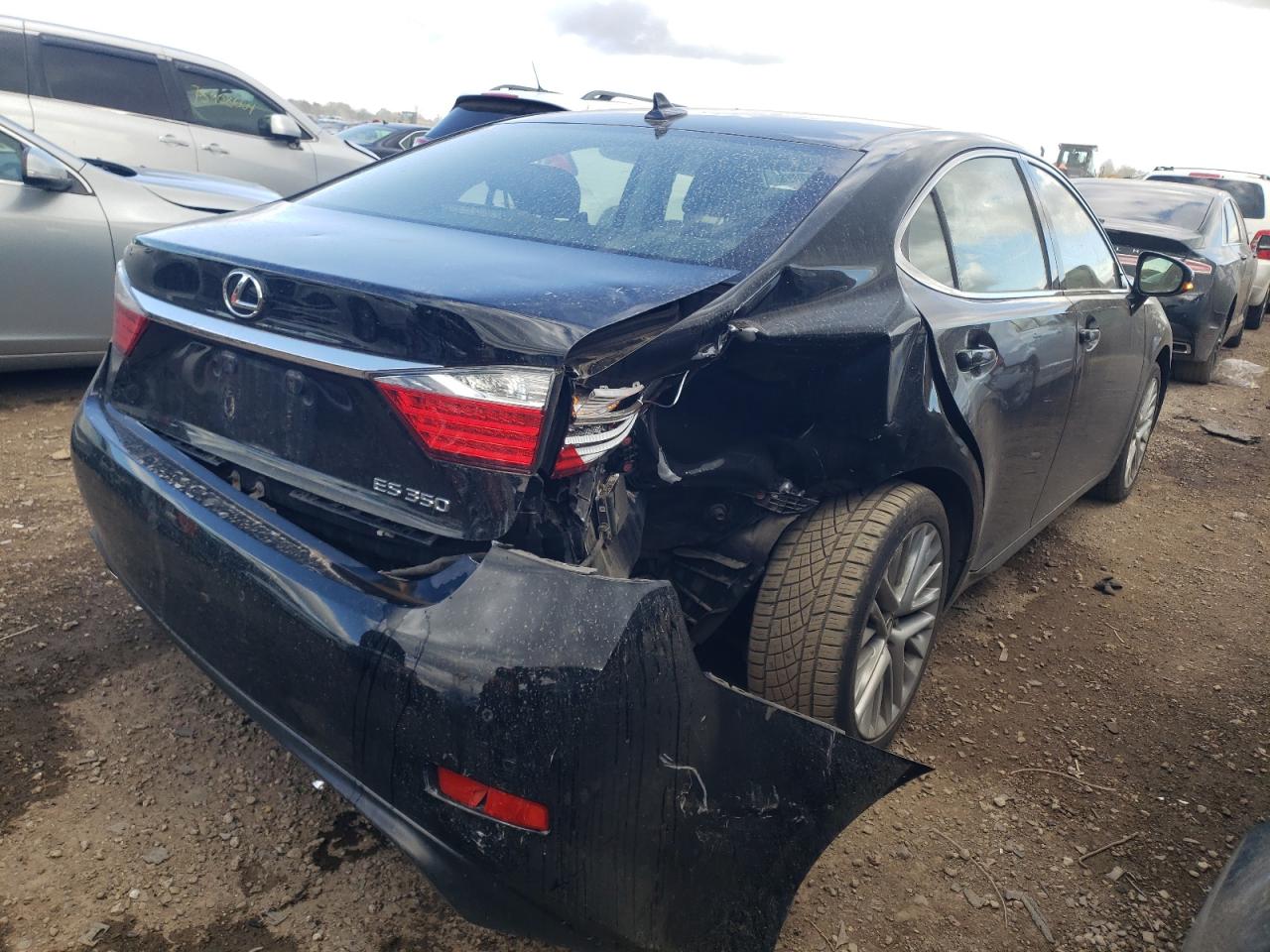 2014 Lexus ES VIN JTHBK1GG7E2123610 Copart auction photo, rear end / minor dent/scratches damage thumbnail 3