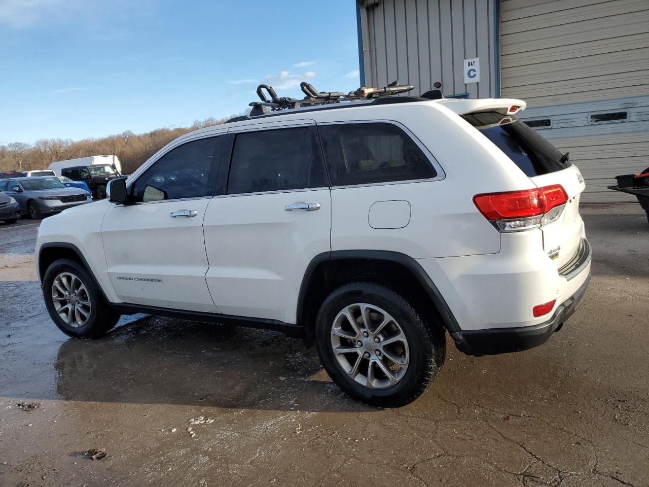 2014 Jeep Grand Cherokee VIN 1C4RJFBGXEC589632 Copart auction photo, side damage thumbnail 2