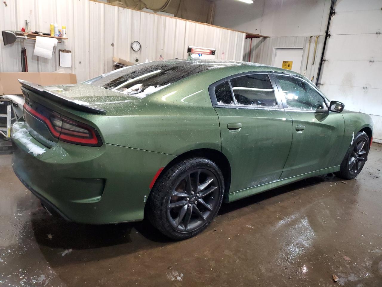 2021 Dodge Charger VIN 2C3CDXMG9MH629456 Copart auction photo, side / rear end damage thumbnail 3