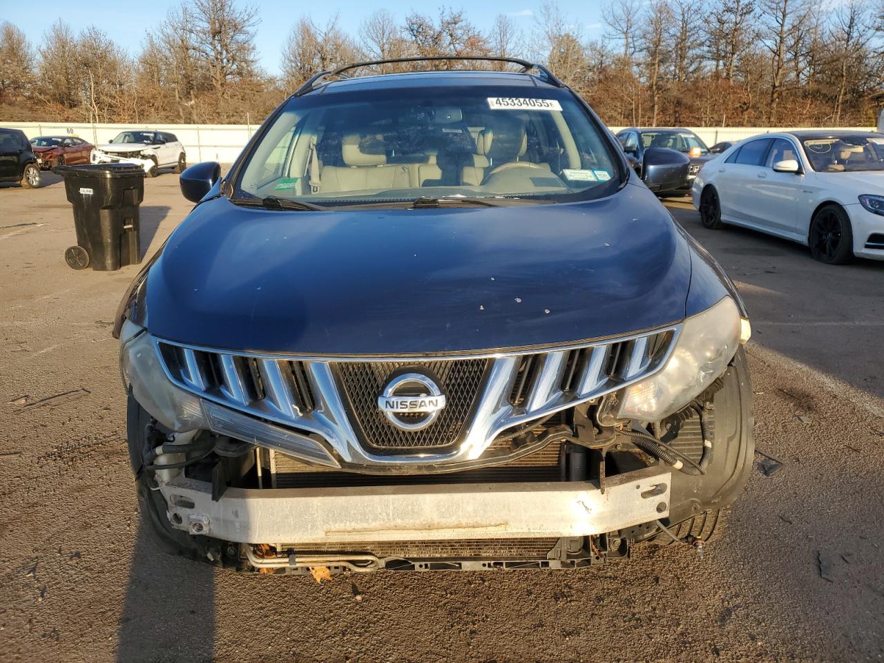 2010 Nissan Murano VIN JN8AZ1MW0AW123959 Copart auction photo, front end / minor dent/scratches damage thumbnail 5