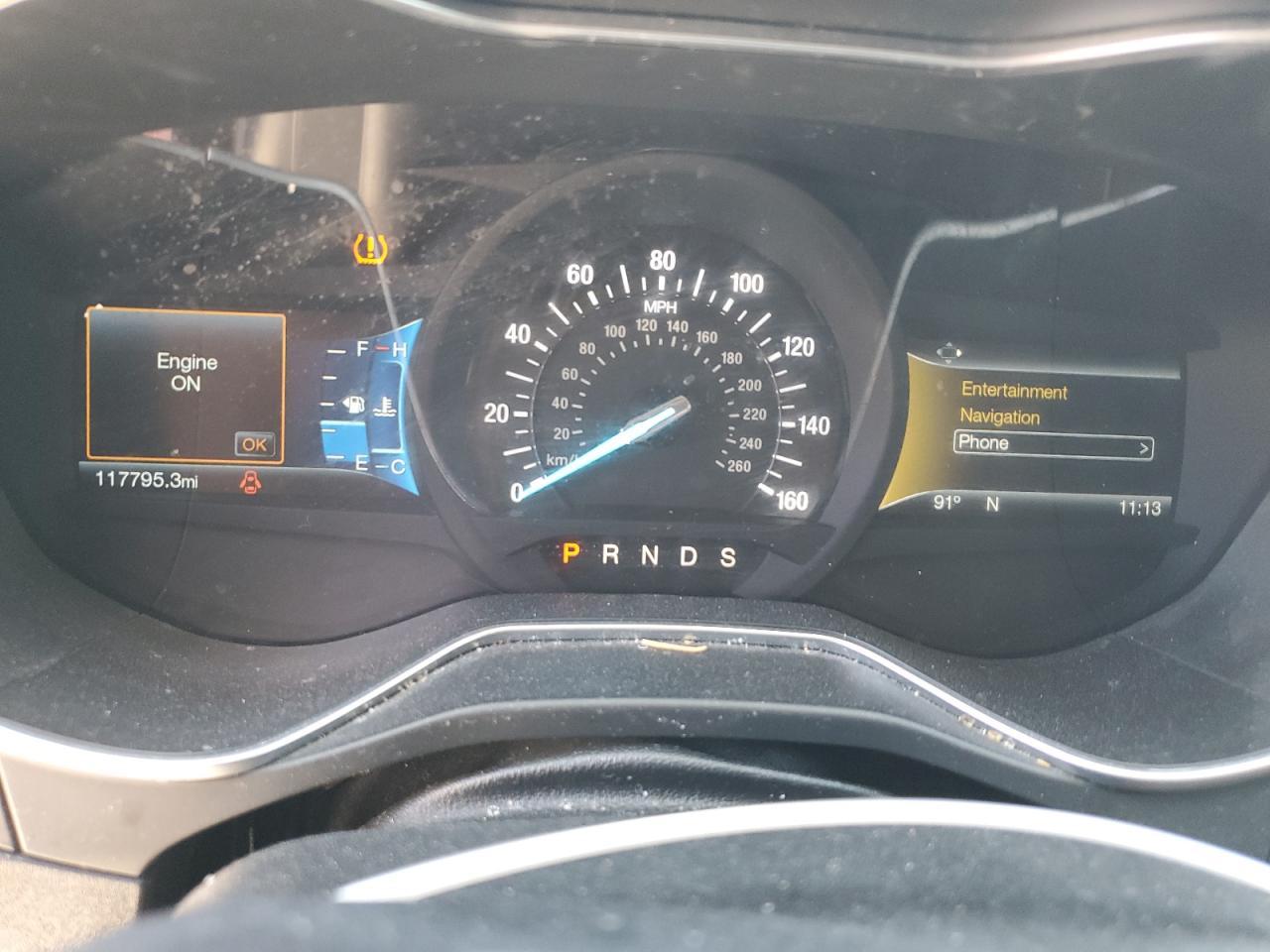 2017 Ford Fusion VIN 3FA6P0K96HR140931 Copart auction photo, front end / side damage thumbnail 9