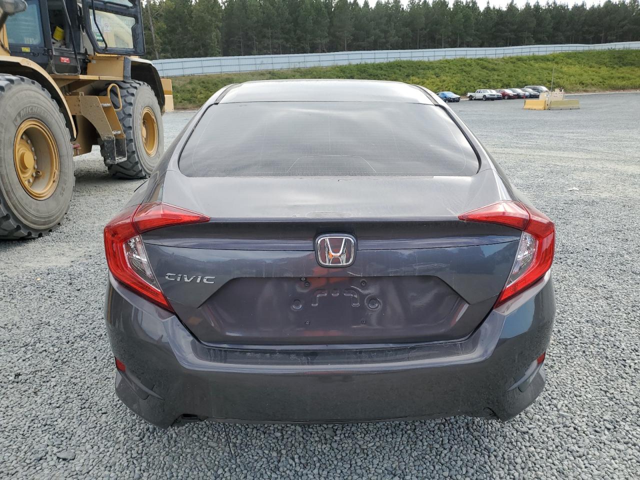 2017 Honda Civic VIN 19XFC2F50HE040789 Copart auction photo, vandalism / rear end damage thumbnail 6