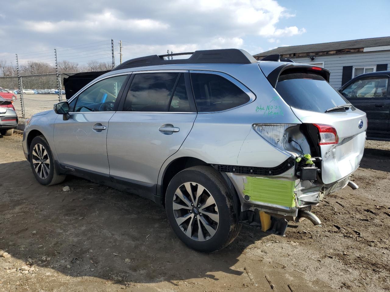 2016 Subaru Outback VIN 4S4BSENCXG3250966 Copart auction photo, rear end / minor dent/scratches damage thumbnail 2