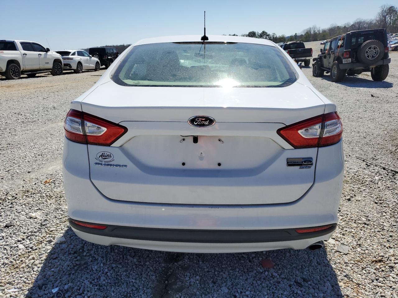 2014 Ford Fusion VIN 3FA6P0H71ER349415 Copart auction photo, front end / mechanical damage thumbnail 6
