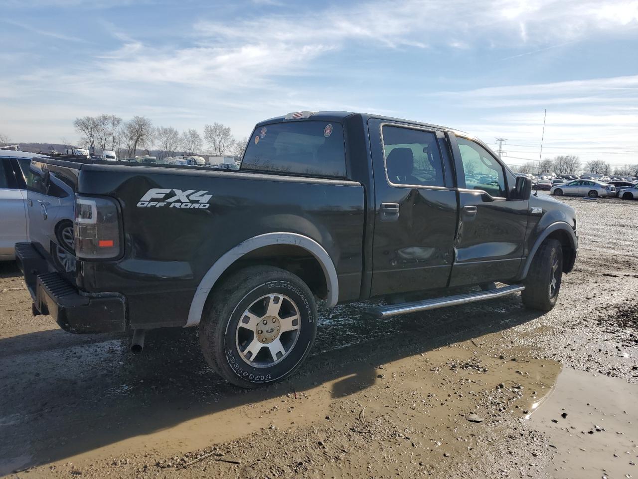 2005 Ford F-150 VIN 1FTPW14565FB51793 Copart auction photo, side damage thumbnail 3