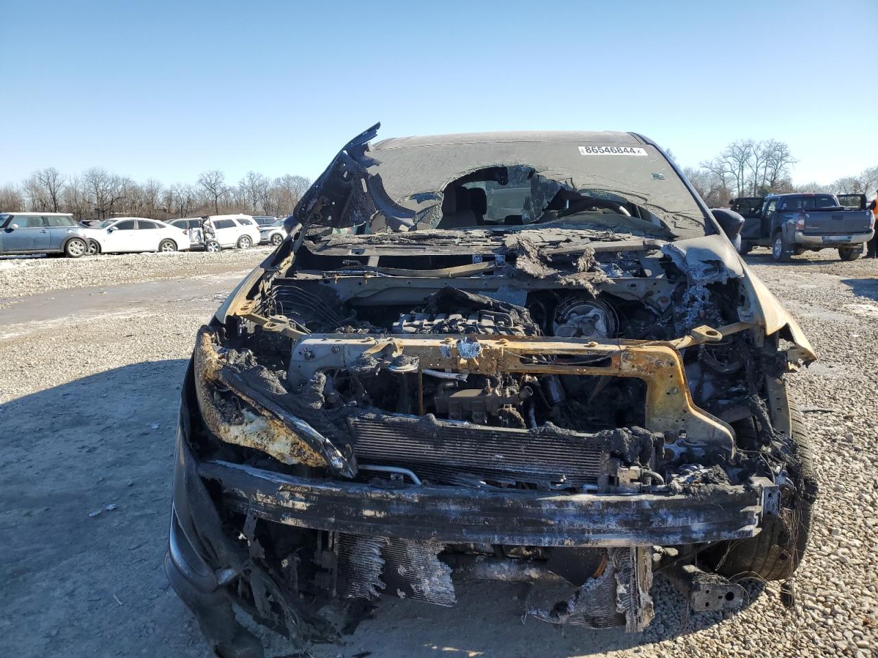 2018 Chrysler Pacifica VIN 2C4RC1FGXJR295169 Copart auction photo, burn - engine damage thumbnail 5
