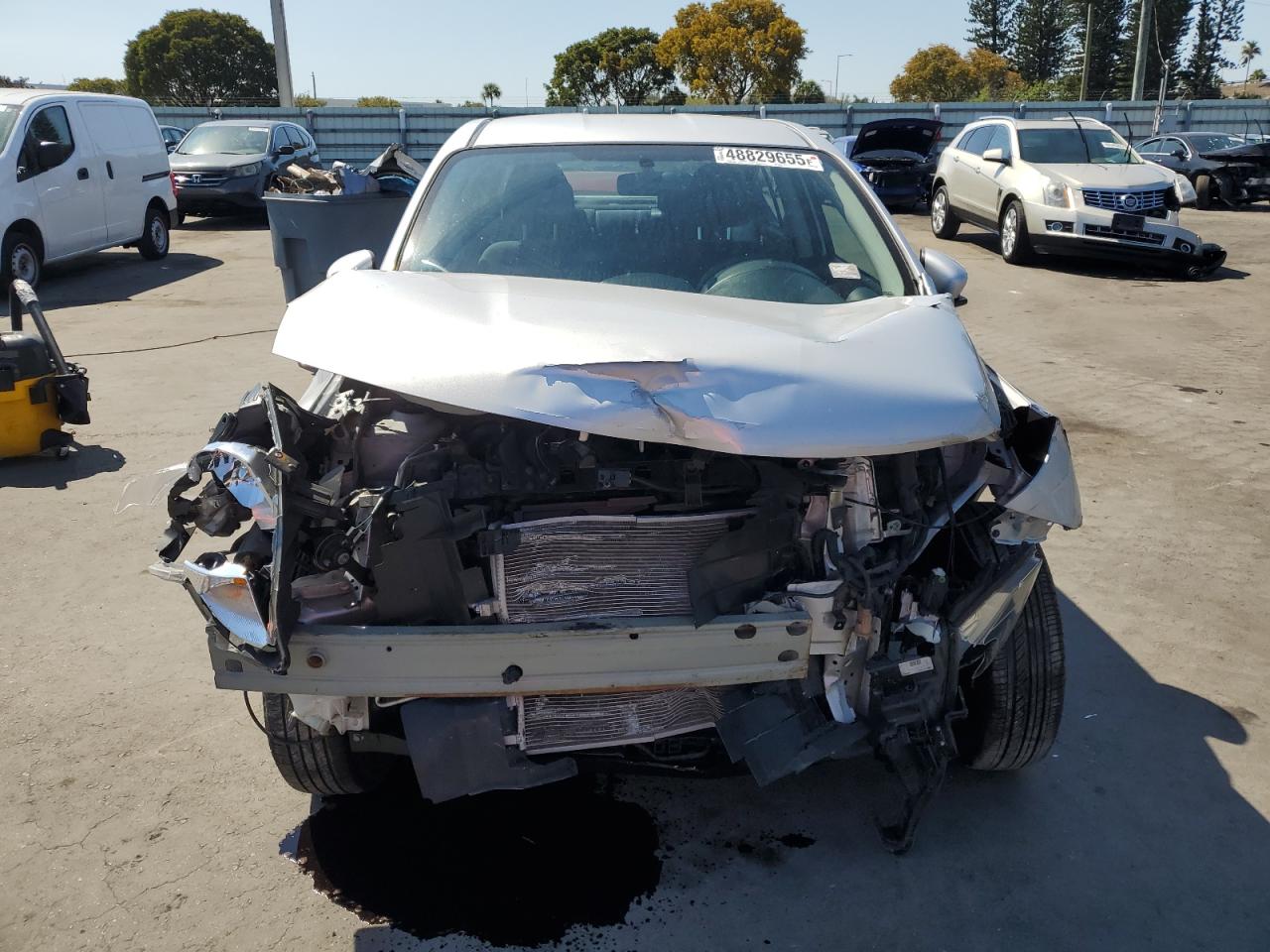 2019 Nissan Versa VIN 3N1CN7AP8KL845898 Copart auction photo, front end damage thumbnail 5