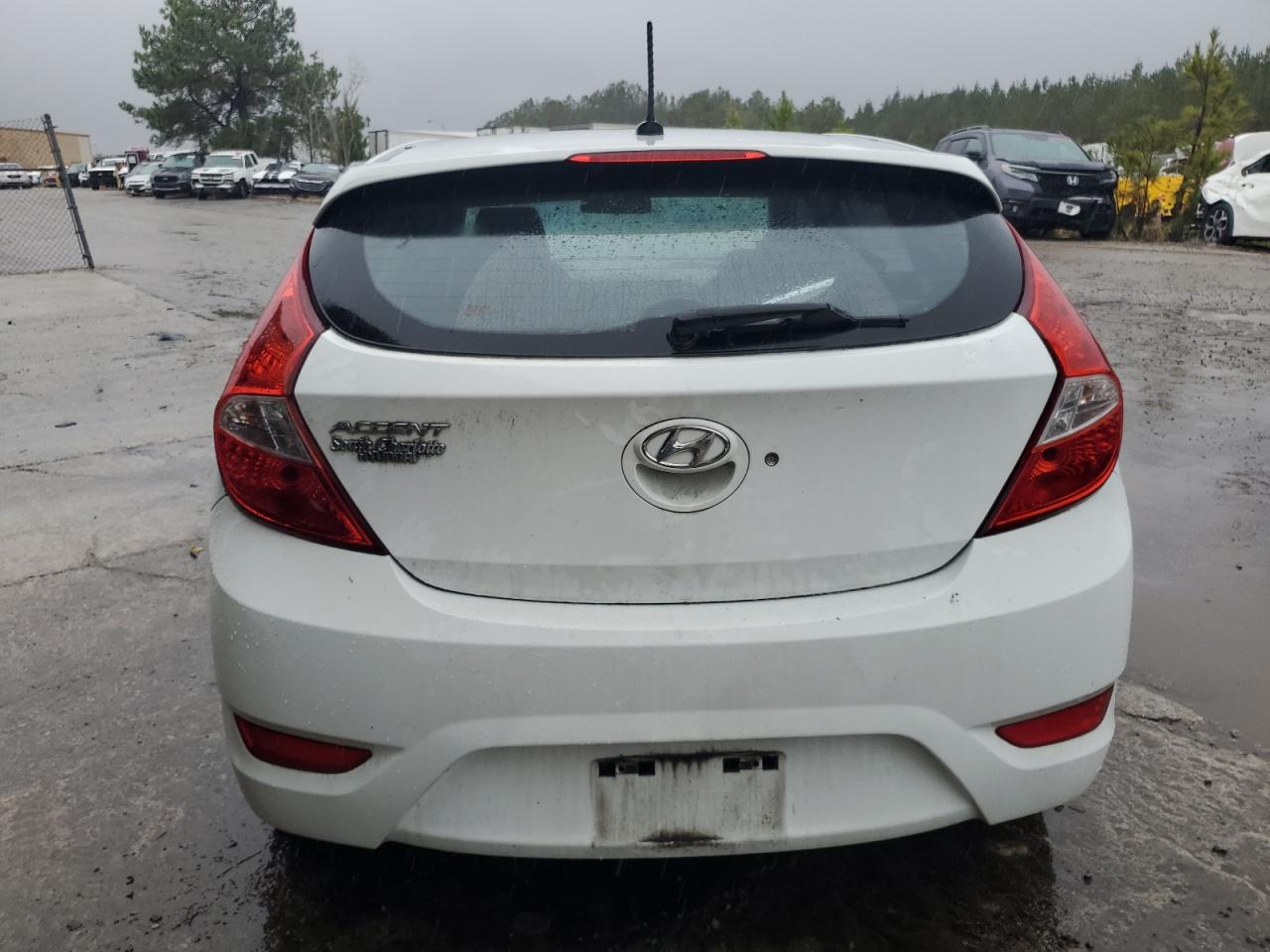 2014 Hyundai Accent VIN KMHCU5AE6EU142163 Copart auction photo, front end damage thumbnail 6