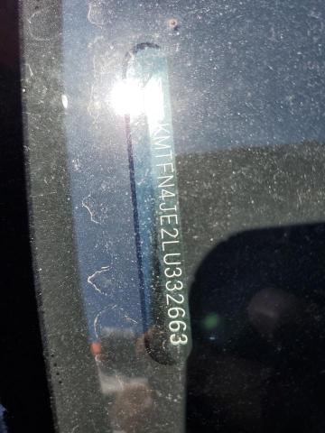 2020 Genesis G80 VIN KMTFN4JE2LU332663 Copart auction photo, side damage thumbnail 12