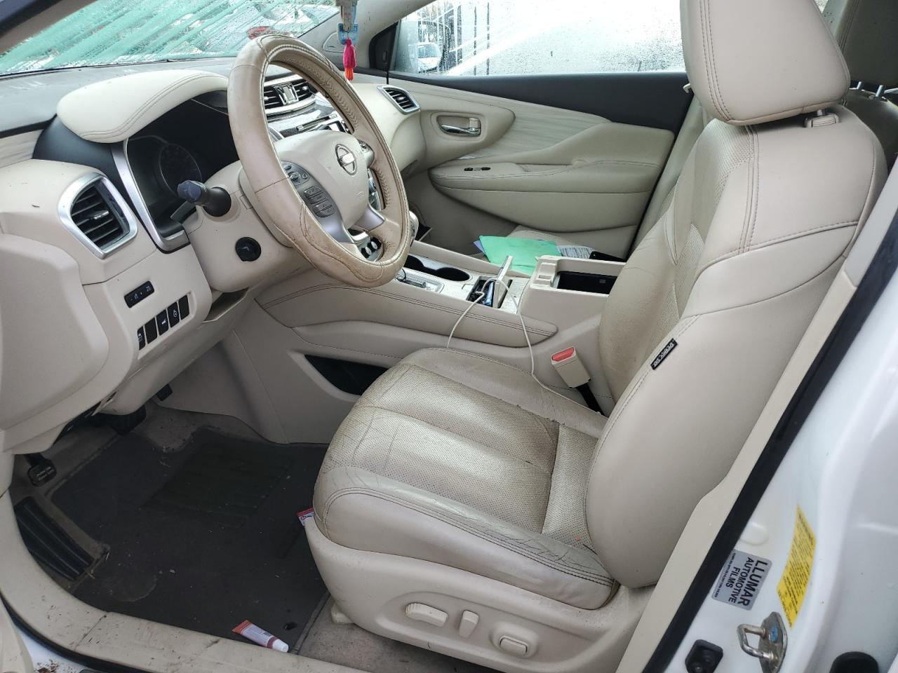 2015 Nissan Murano VIN 5N1AZ2MG0FN257194 Copart auction photo, water/flood damage thumbnail 7