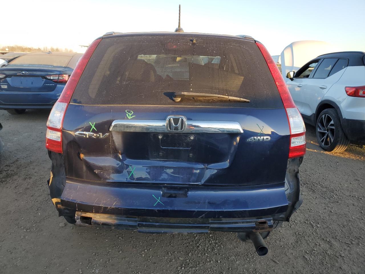 2011 Honda CR-V VIN 5J6RE4H77BL006925 Copart auction photo, rear end / minor dent/scratches damage thumbnail 6