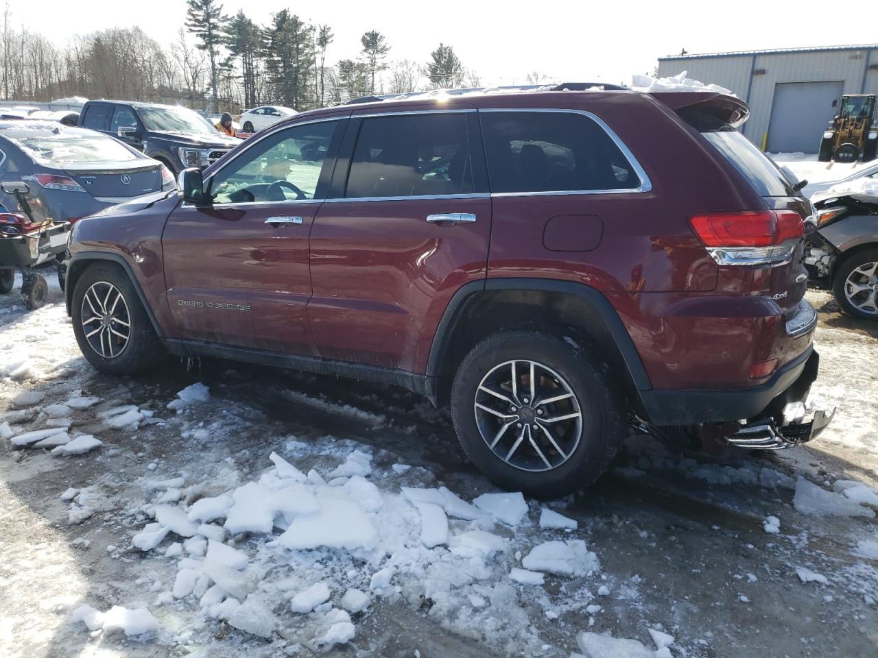 2019 Jeep Grand Cherokee VIN 1C4RJFBGXKC620616 Copart auction photo, front end damage thumbnail 2