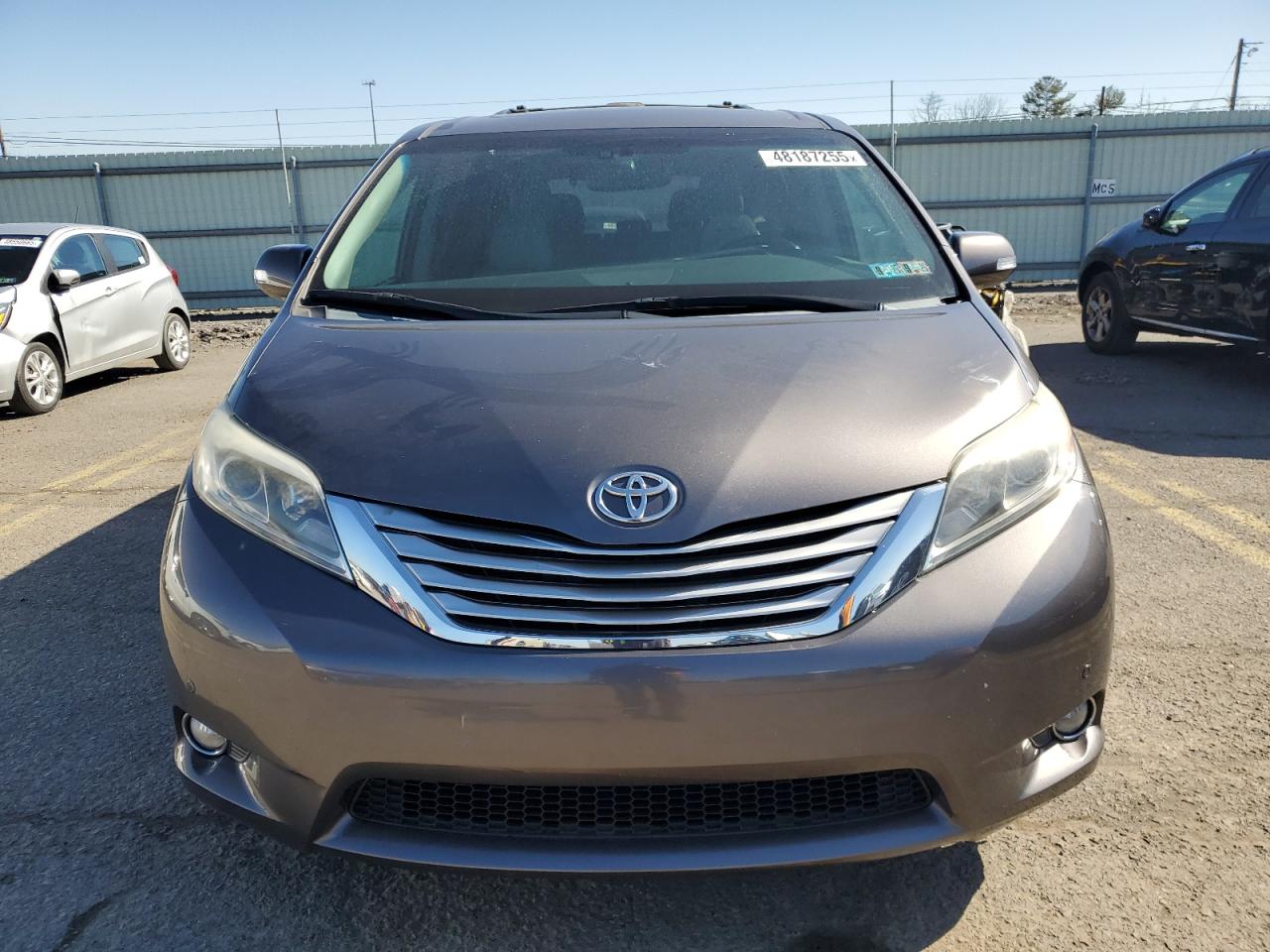 2015 Toyota Sienna VIN 5TDDK3DCXFS098042 Copart auction photo, rear end damage thumbnail 5