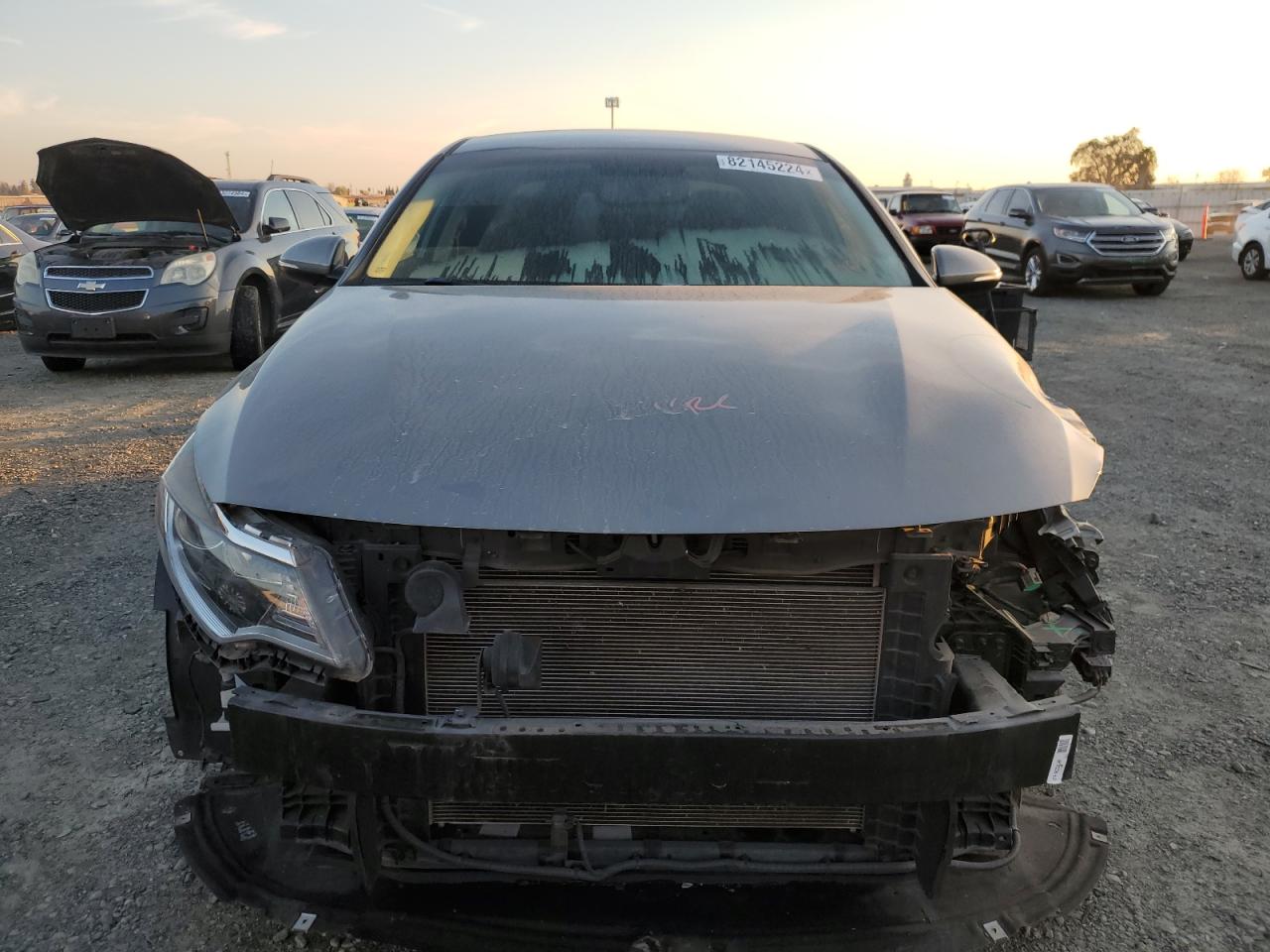 2016 KIA Optima VIN 5XXGT4L38GG111570 Copart auction photo, front end damage thumbnail 5