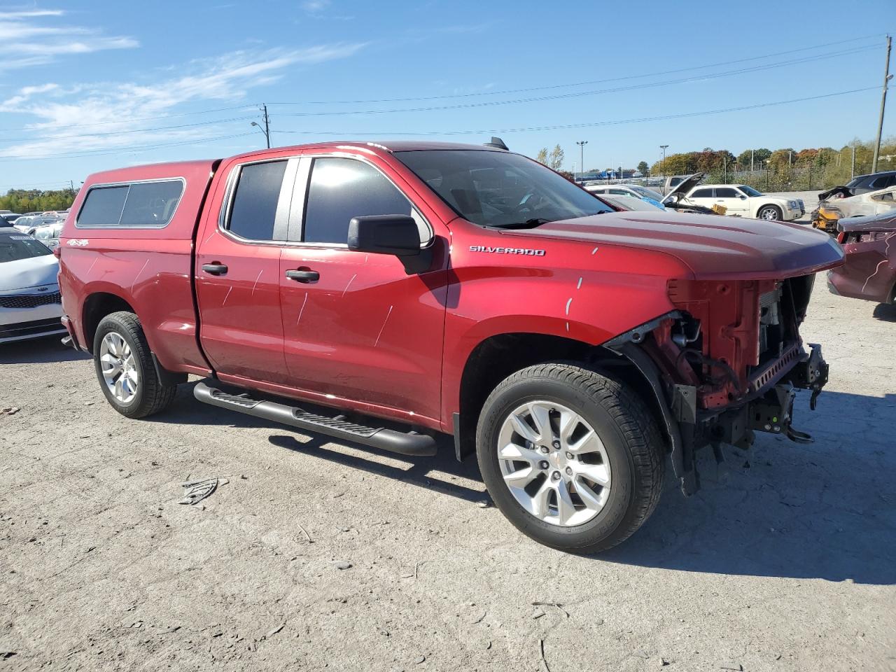 2021 Chevrolet Silverado VIN 1GCRYBEF6MZ147725 Copart auction photo, front end / minor dent/scratches damage thumbnail 4