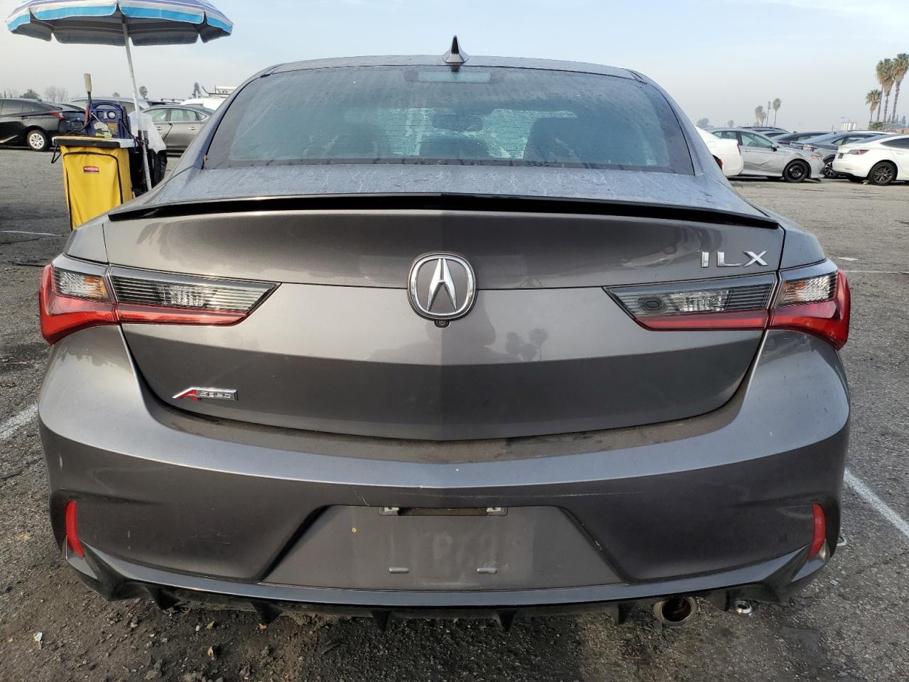 2019 Acura ILX VIN 19UDE2F8XKA010626 Copart auction photo, rear end / side damage thumbnail 6