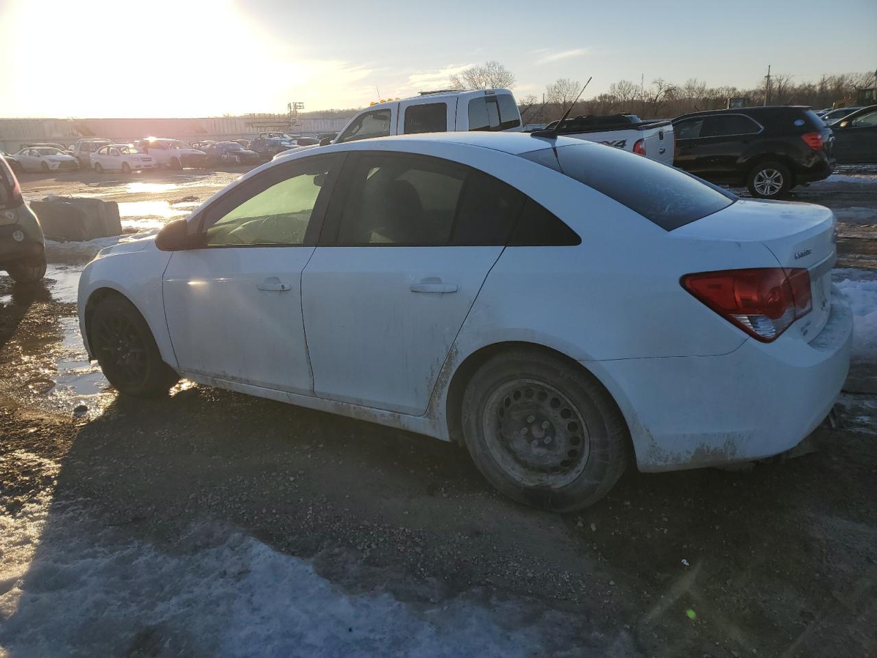 2014 Chevrolet Cruze VIN 1G1PA5SH8E7133303 Copart auction photo, side damage thumbnail 2