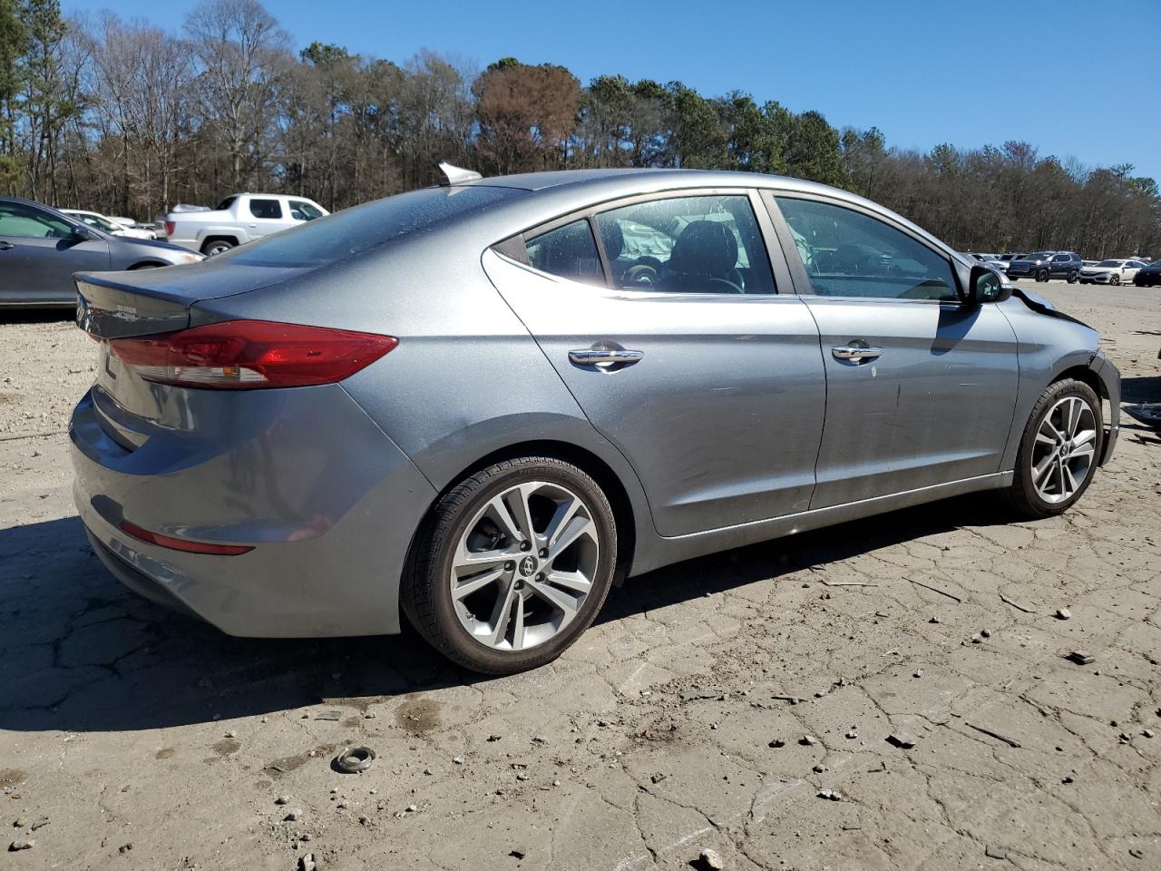 2017 Hyundai Elantra VIN KMHD84LF7HU101750 Copart auction photo, front end damage thumbnail 3