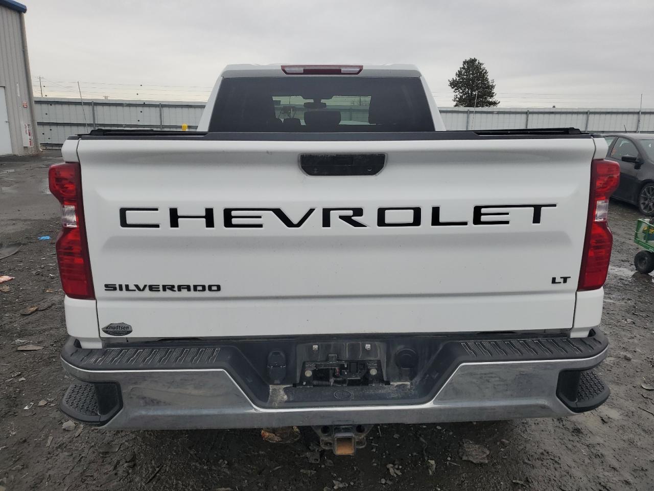 2022 Chevrolet Silverado VIN 1GCUYDED3NZ155464 Copart auction photo, front end / side damage thumbnail 6