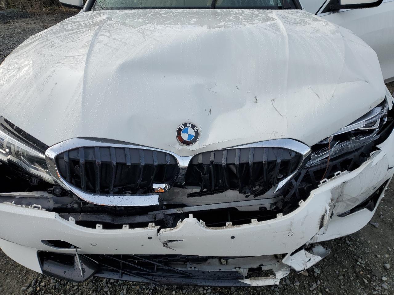 2019 BMW 3er VIN WBA5R7C58KAJ83816 Copart auction photo, front end damage thumbnail 11