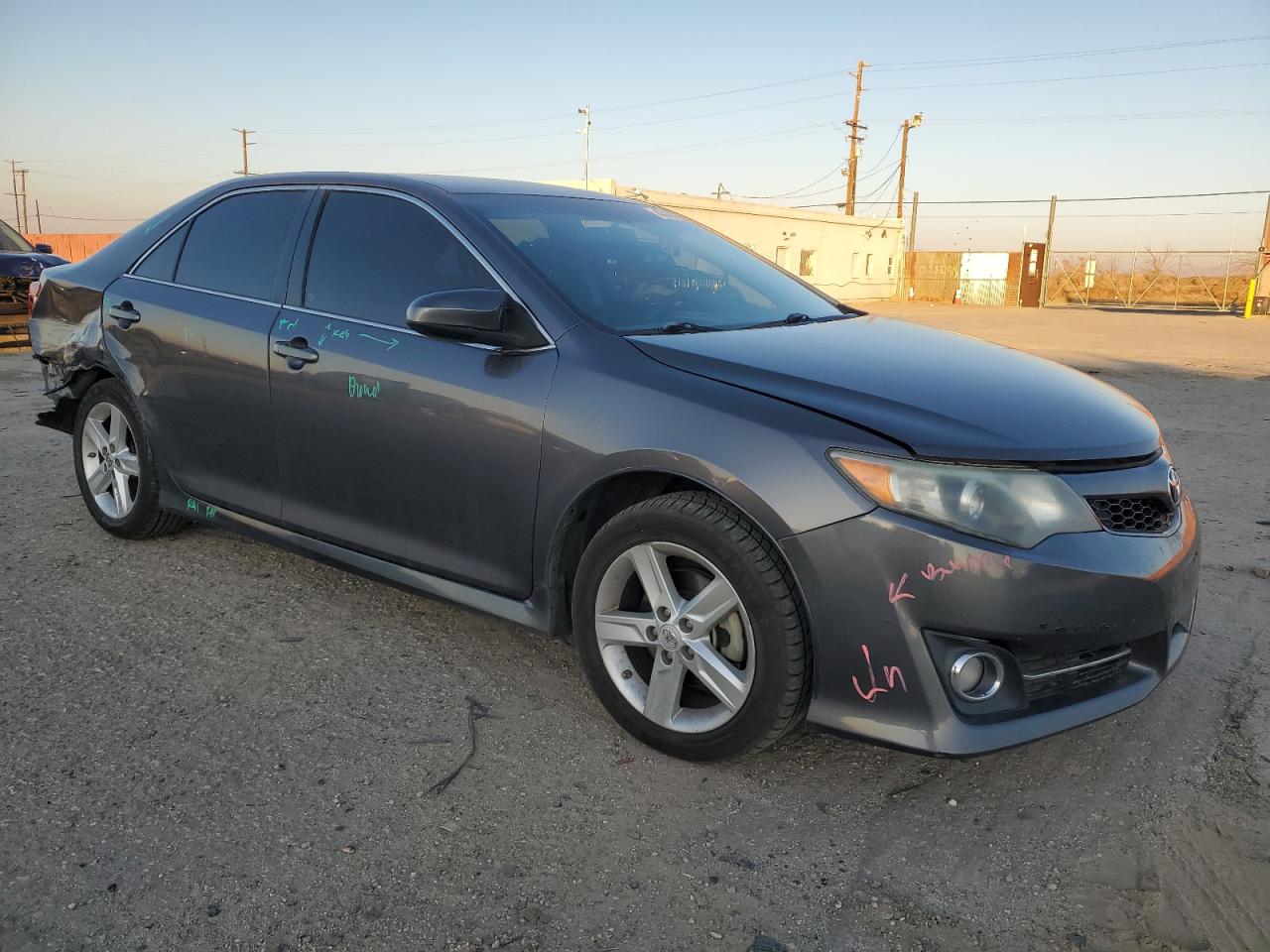 2014 Toyota Camry VIN 4T1BF1FK7EU422249 Copart auction photo, rear end / side damage thumbnail 4
