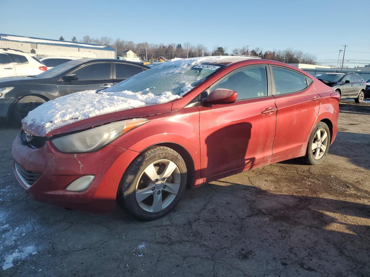 2012 Hyundai Elantra VIN KMHDH4AE6CU198538