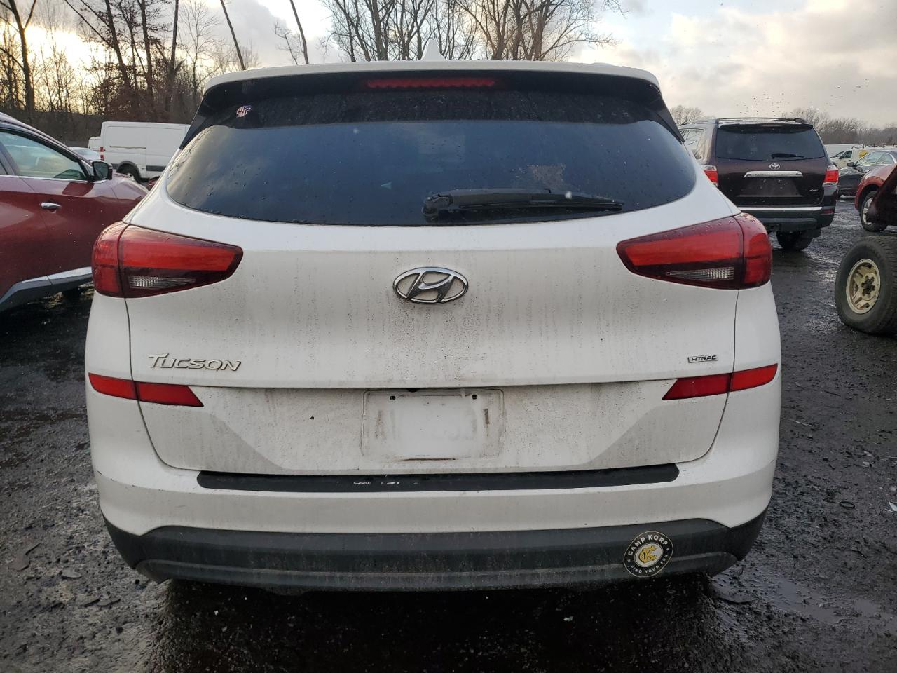 2019 Hyundai Tucson VIN KM8J3CA46KU056790 Copart auction photo, front end / minor dent/scratches damage thumbnail 6