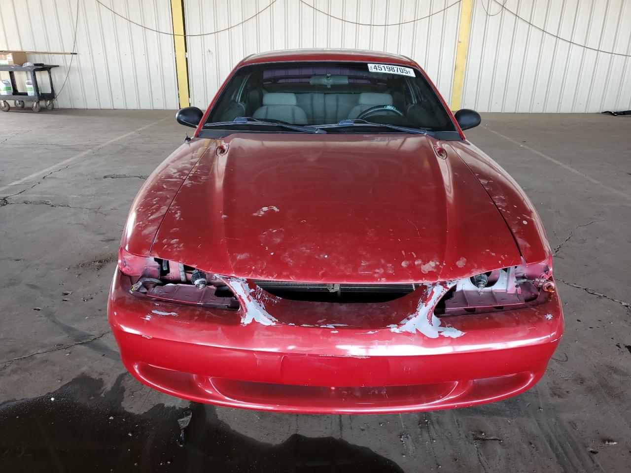 1998 Ford Mustang VIN 1FAFP4047WF118865 Copart auction photo, front end damage thumbnail 5
