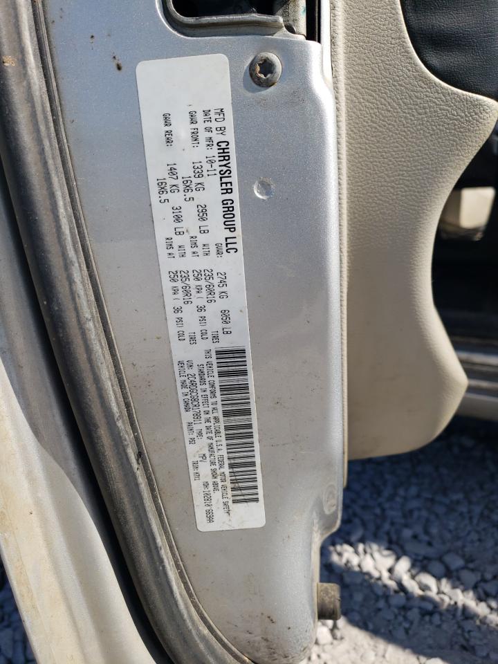 2012 Dodge Caravan VIN 2C4RDGCG8CR178911 Copart auction photo, vandalism / rear end damage thumbnail 15