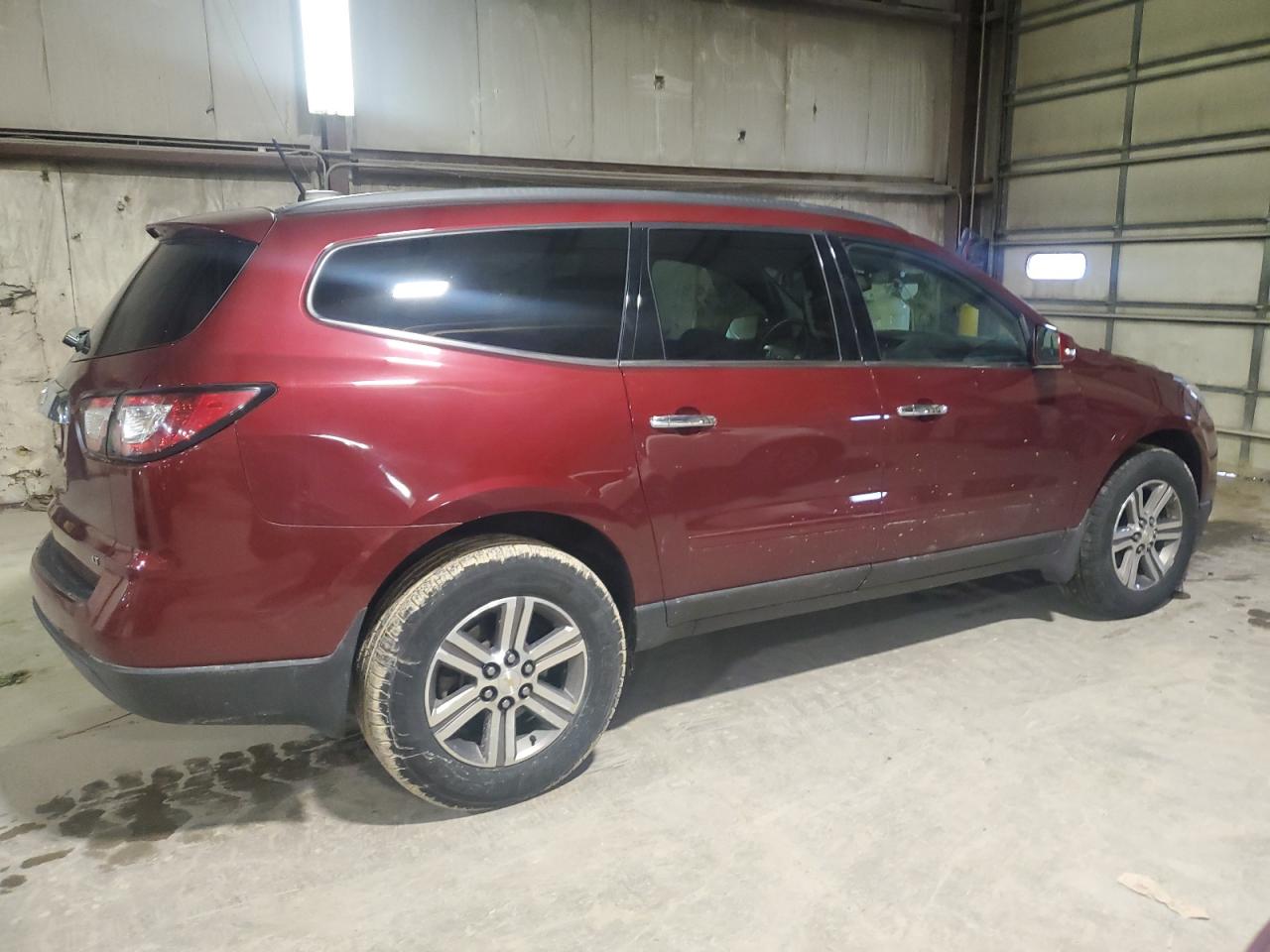 2017 Chevrolet Traverse VIN 1GNKVGKDXHJ160631 Copart auction photo, front end / undercarriage damage thumbnail 3