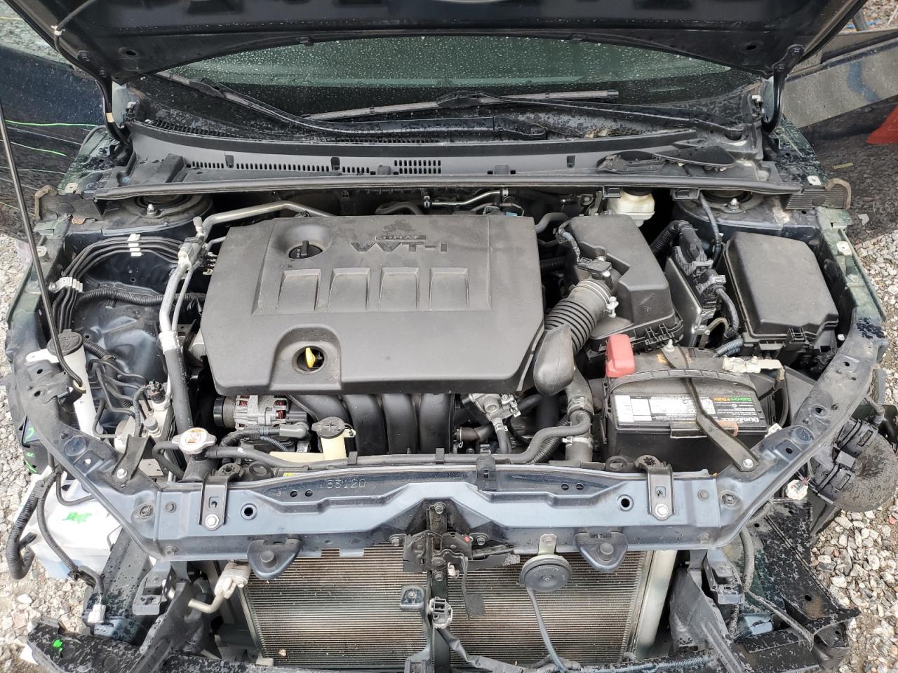 2017 Toyota Corolla VIN 2T1BURHE4HC802473 Copart auction photo, all over damage thumbnail 11