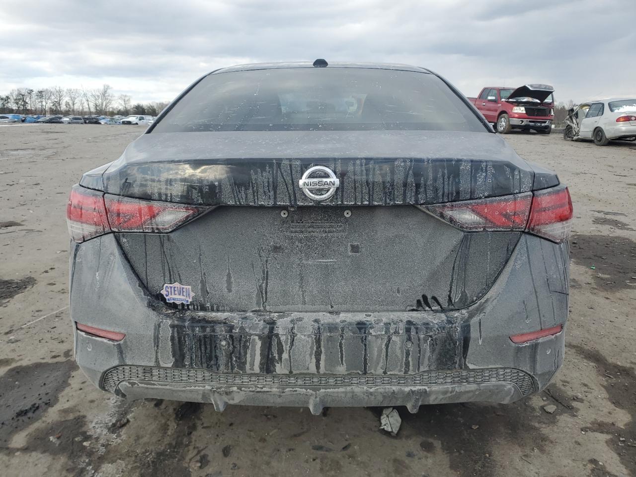 2021 Nissan Sentra VIN 3N1AB8CV7MY222151 Copart auction photo, front end / side damage thumbnail 6