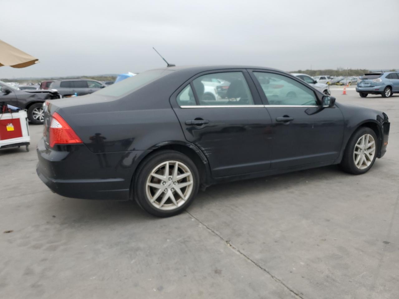 2012 Ford Fusion VIN 3FAHP0JG2CR157565 Copart auction photo, front end / side damage thumbnail 3