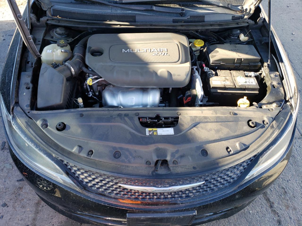 2015 Chrysler 200 VIN 1C3CCCBBXFN558278 Copart auction photo, front end / undercarriage damage thumbnail 11