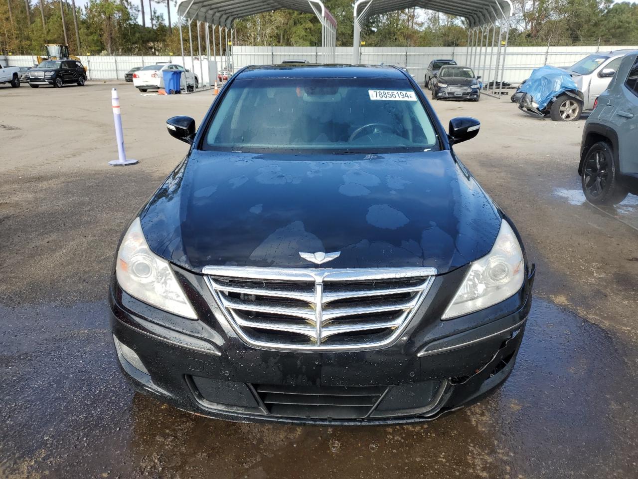 2011 Hyundai Genesis VIN KMHGC4DF8BU139568 Copart auction photo, front end damage thumbnail 5