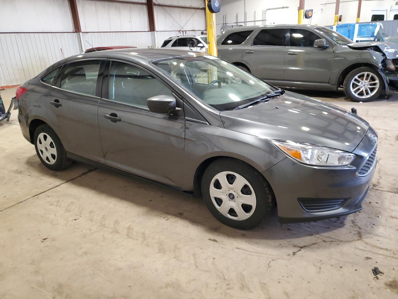 2017 Ford Focus VIN 1FADP3E24HL240869 Copart auction photo, front end / side damage thumbnail 4
