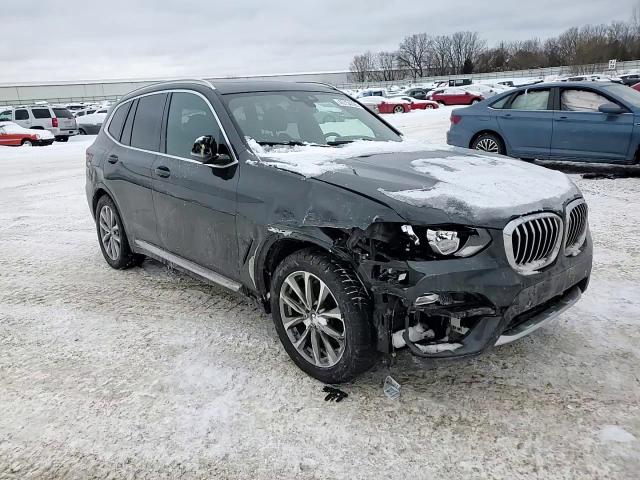 2019 BMW X3 VIN 5UXTR9C50KLE19404 Copart auction photo, front end / side damage thumbnail 11