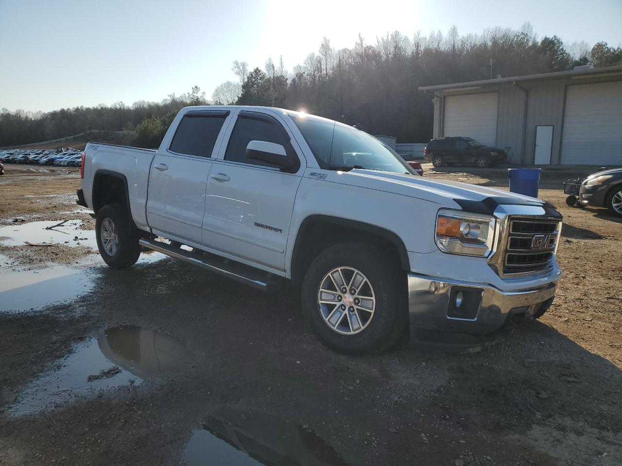 2014 GMC Sierra VIN 3GTU2UECXEG514866 Copart auction photo, side / undercarriage damage thumbnail 4