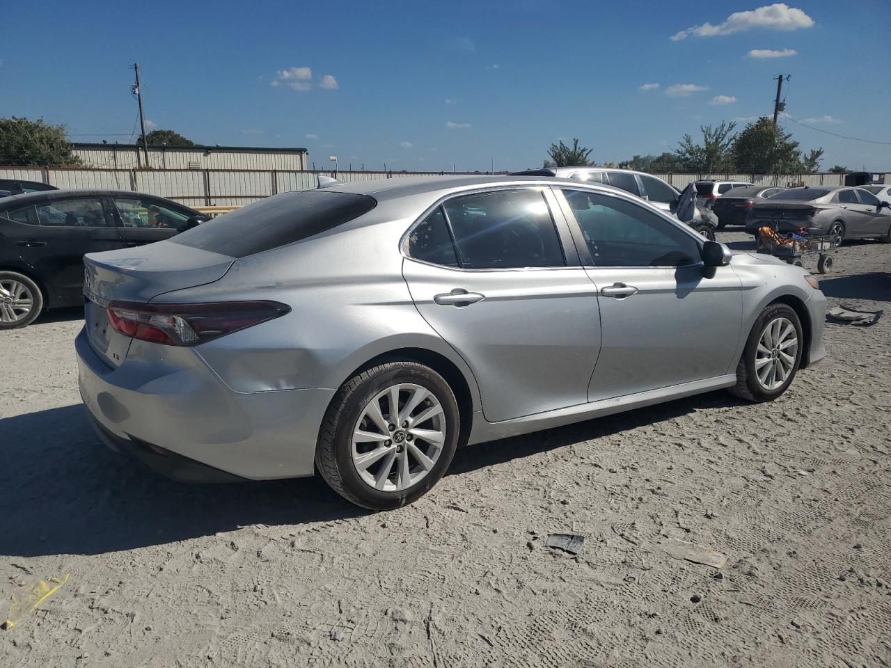 2022 Toyota Camry VIN 4T1C11AKXNU652393 Copart auction photo, burn - interior / rear end damage thumbnail 3