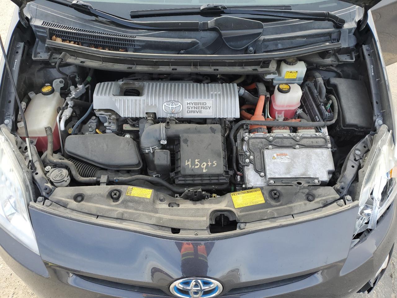 2010 Toyota Prius VIN JTDKN3DU6A0024751 Copart auction photo, front end / side damage thumbnail 12