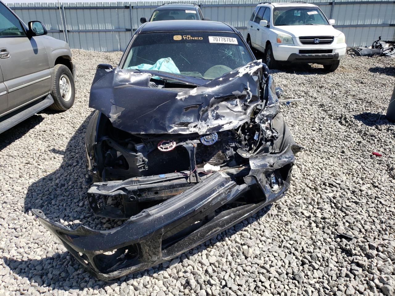 2003 Subaru WRX VIN JF1GD29673G500678 Copart auction photo, front end damage thumbnail 5