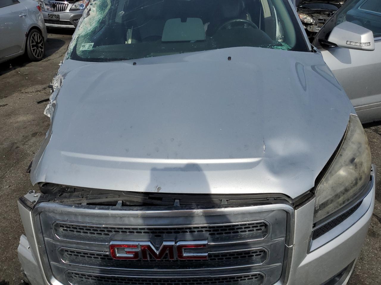 2013 GMC Acadia VIN 1GKKVRKD9DJ217291 Copart auction photo, front end / side damage thumbnail 12