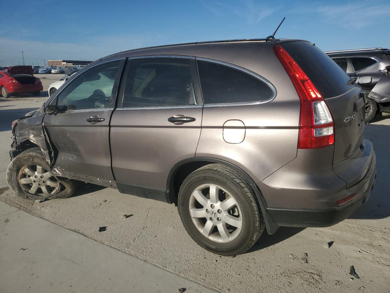 2011 Honda CR-V VIN 5J6RE3H42BL042585 Copart auction photo, front end / side damage thumbnail 2