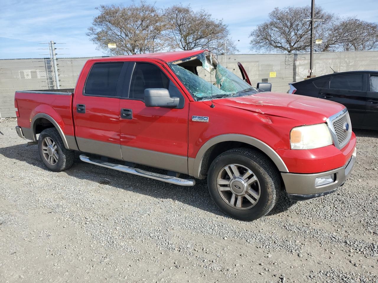 2005 Ford F-150 VIN 1FTPW12505FA28669 Copart auction photo, top/roof damage thumbnail 4