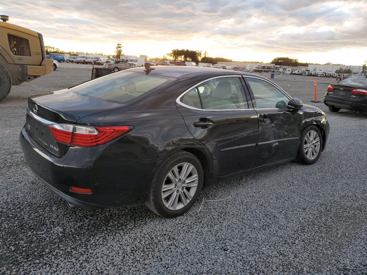 2014 Lexus ES VIN JTHBK1GG7E2086557 Copart auction photo, side damage thumbnail 3