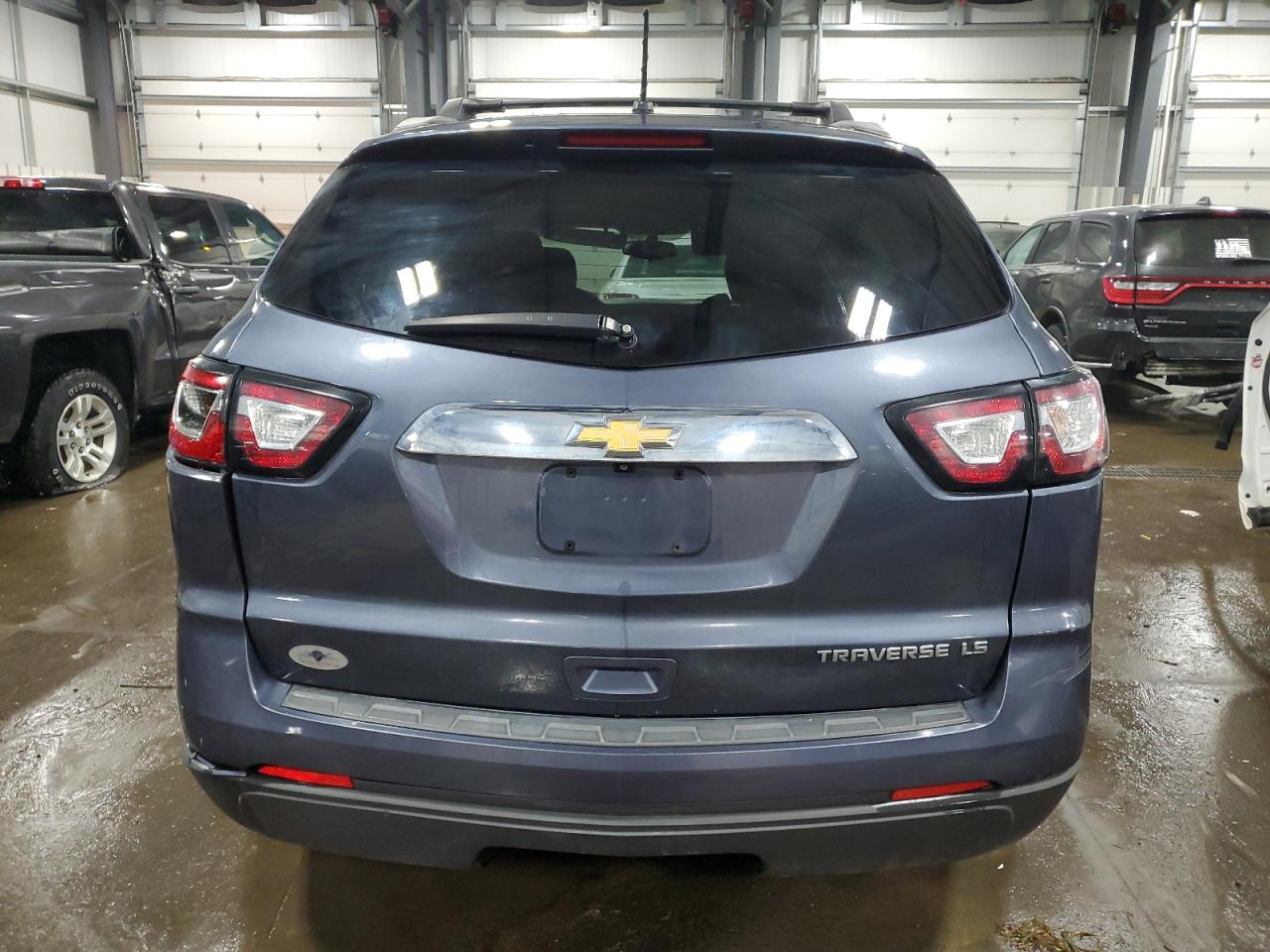 2013 Chevrolet Traverse VIN 1GNKRFED6DJ116260 Copart auction photo, rear end / front end damage thumbnail 6