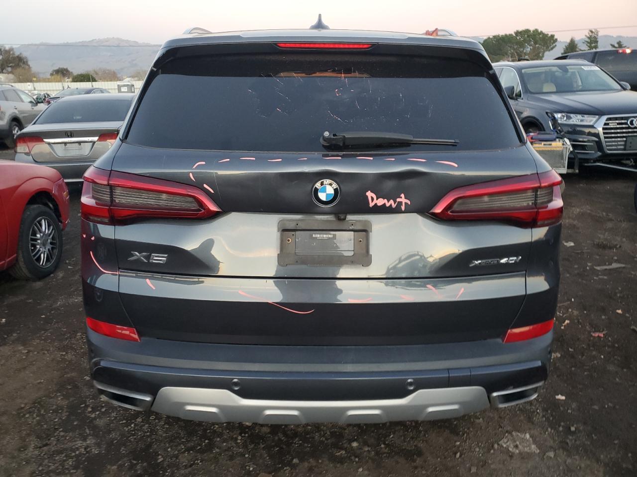 2020 BMW X5 VIN 5UXCR6C00L9B01610 Copart auction photo, all over damage thumbnail 6